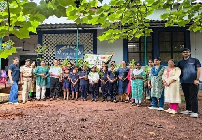 Yuva volunteers during a community programme in Panaji Goa