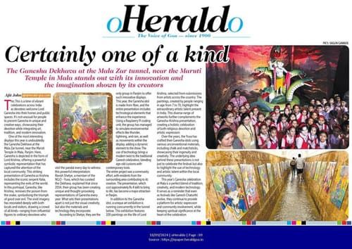 Yuva NGO Panaji featured in Goa newspaper coverage